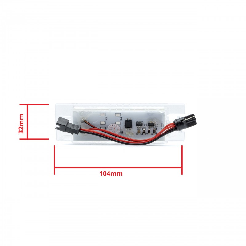 LED osvětlení SPZ FIAT Punto II/III 188/188AX (2005-2018)