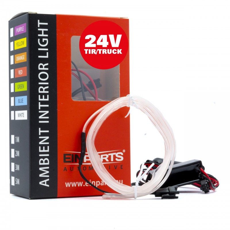 LED světlovodný pásek 1m (bílý) 24V
