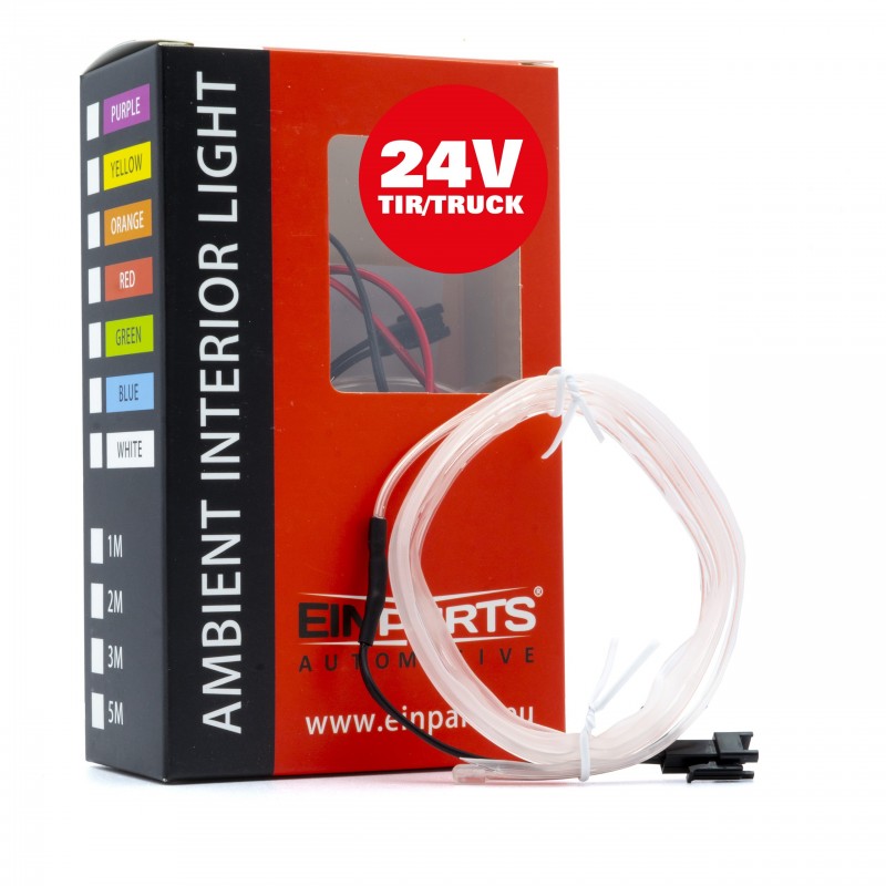 LED světlovodný pásek 1m (bílý) 24V