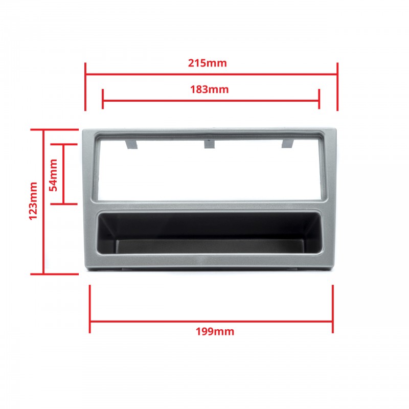 Rámeček autorádia (1DIN) OPEL Meriva (2003-2010) (B)