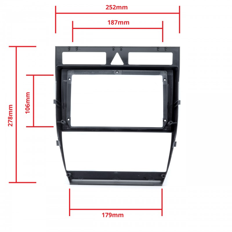 Rámeček autorádia (2DIN) AUDI A6 4B Allroad (2000-2006) (B)