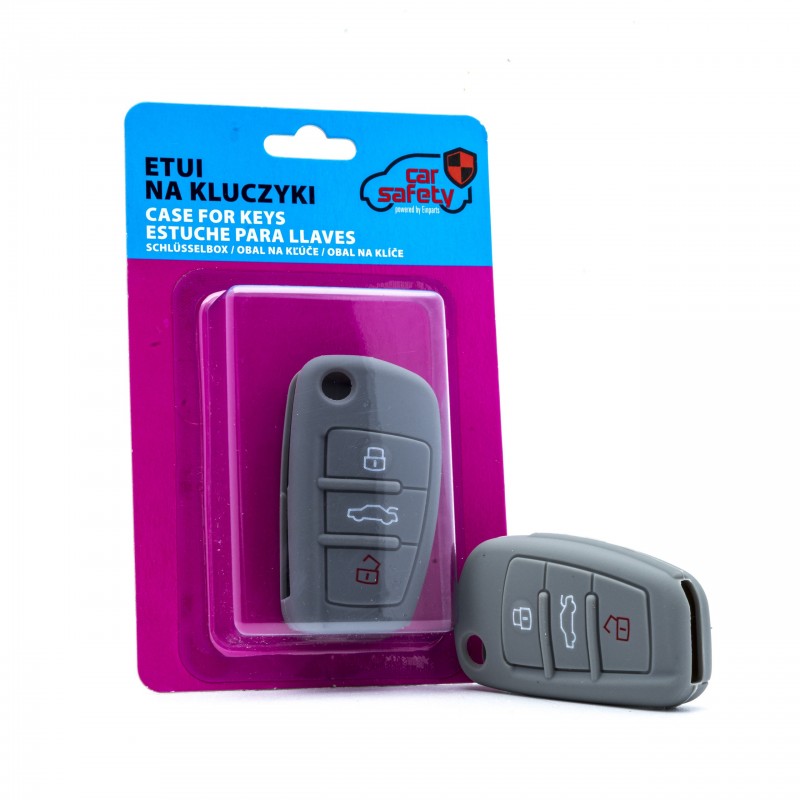 Silikonový obal na klíče AUDI A4 B6/B7 (2000-2008) (Gr)