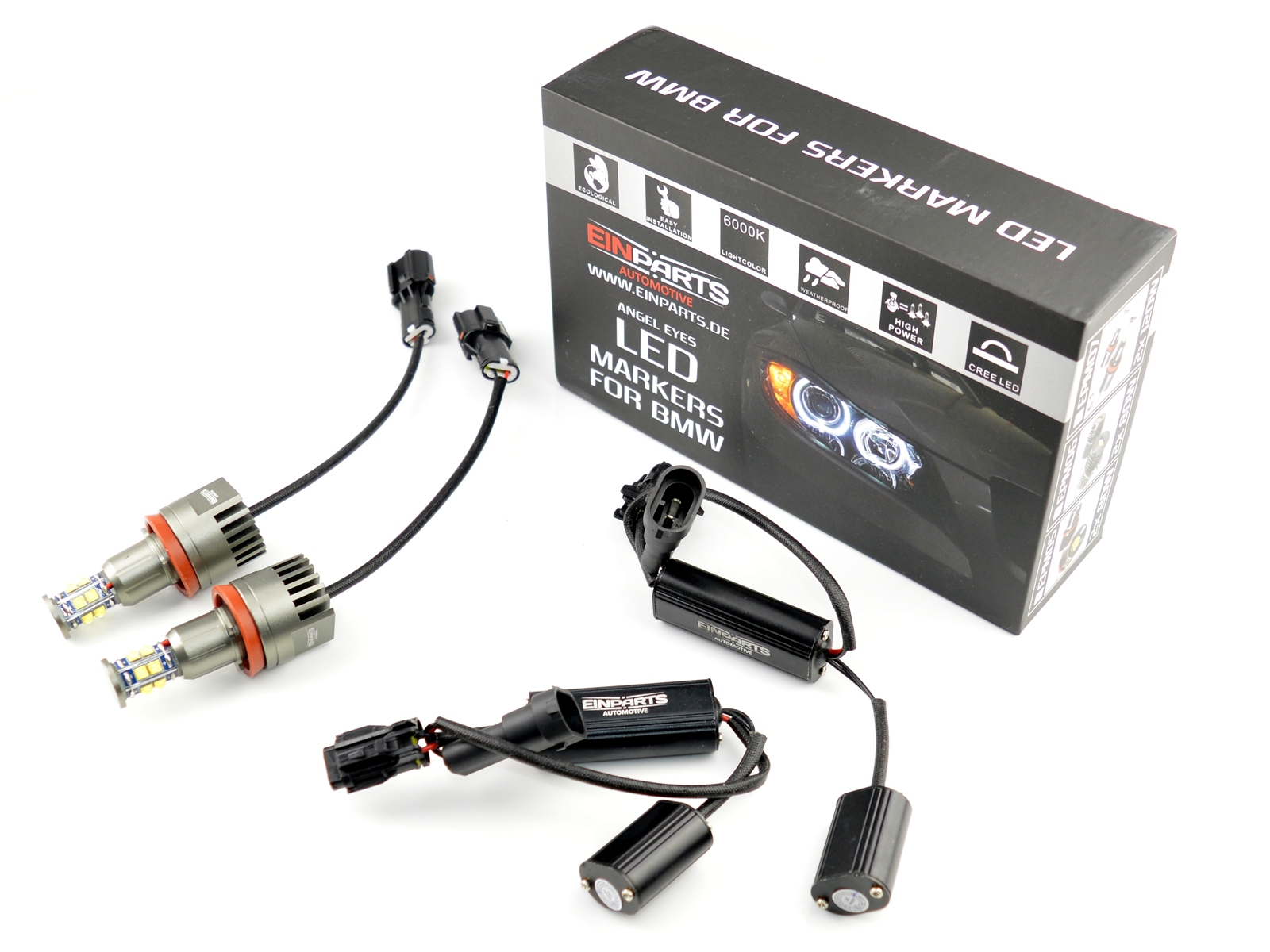 LED Markery 2 x 120W (CREE) do kroužků BMW 5 E60/E61 FL (06/2007-2010) (C)