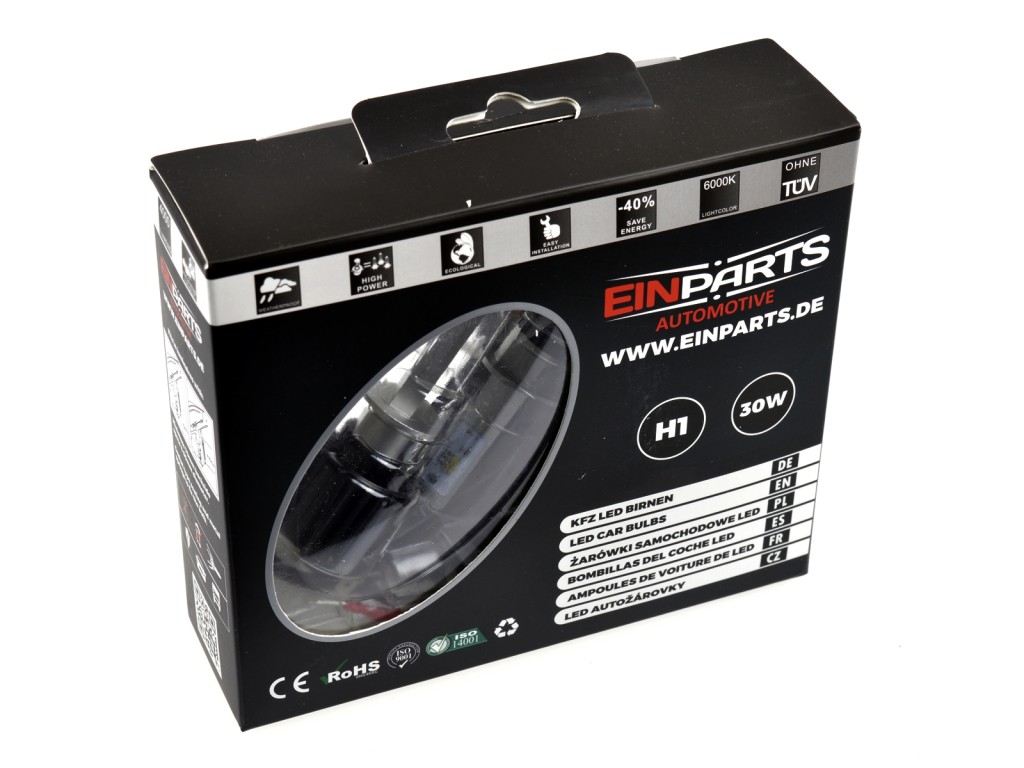 EPLH26C H1 LED žárovky 30W (6 x LUMILED) 4300K CANBUS