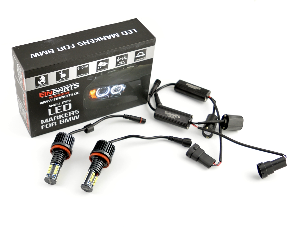 LED Markery 2 x 120W (CREE) do kroužků BMW 1 E87 (2008-2011) (B)
