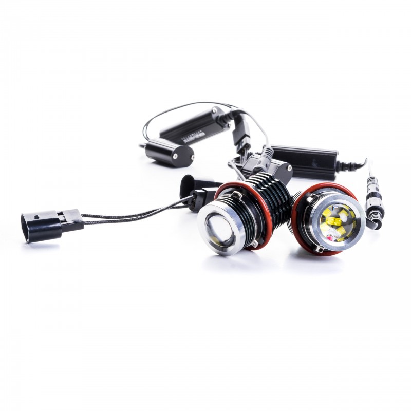 LED Markery 2 x 80W (CREE - čočka) do kroužků BMW X3 E83 FL (2006-2010)