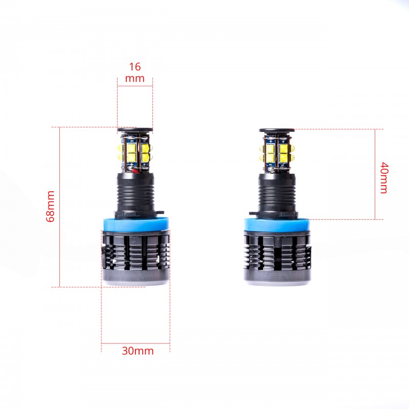 LED Markery 2 x 120W (CREE) do kroužků BMW 3 E93 (2007-10/2010) (D)