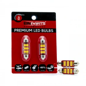 EPL307 LED žárovky C10W (12 x SMD 4014) 39mm 5000K CANBUS 12/24V