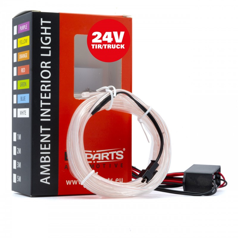 LED světlovodný pásek 3m (bílý) 24V