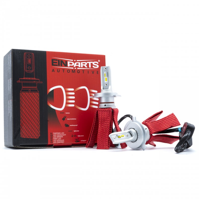 H4 LED žárovky OCTOPUS PREMIUM (6 x LED ZES) 6000K CANBUS