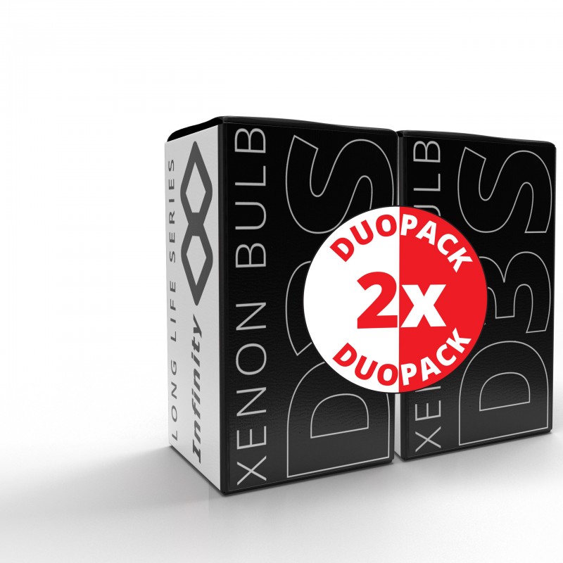 DuoPack D3S Xenonové Výbojky 4800K s delší životností (long life)