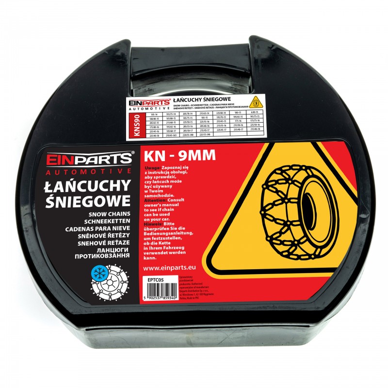 Sněhové řetězy KNS90 9mm TÜV GS ÖNORM
