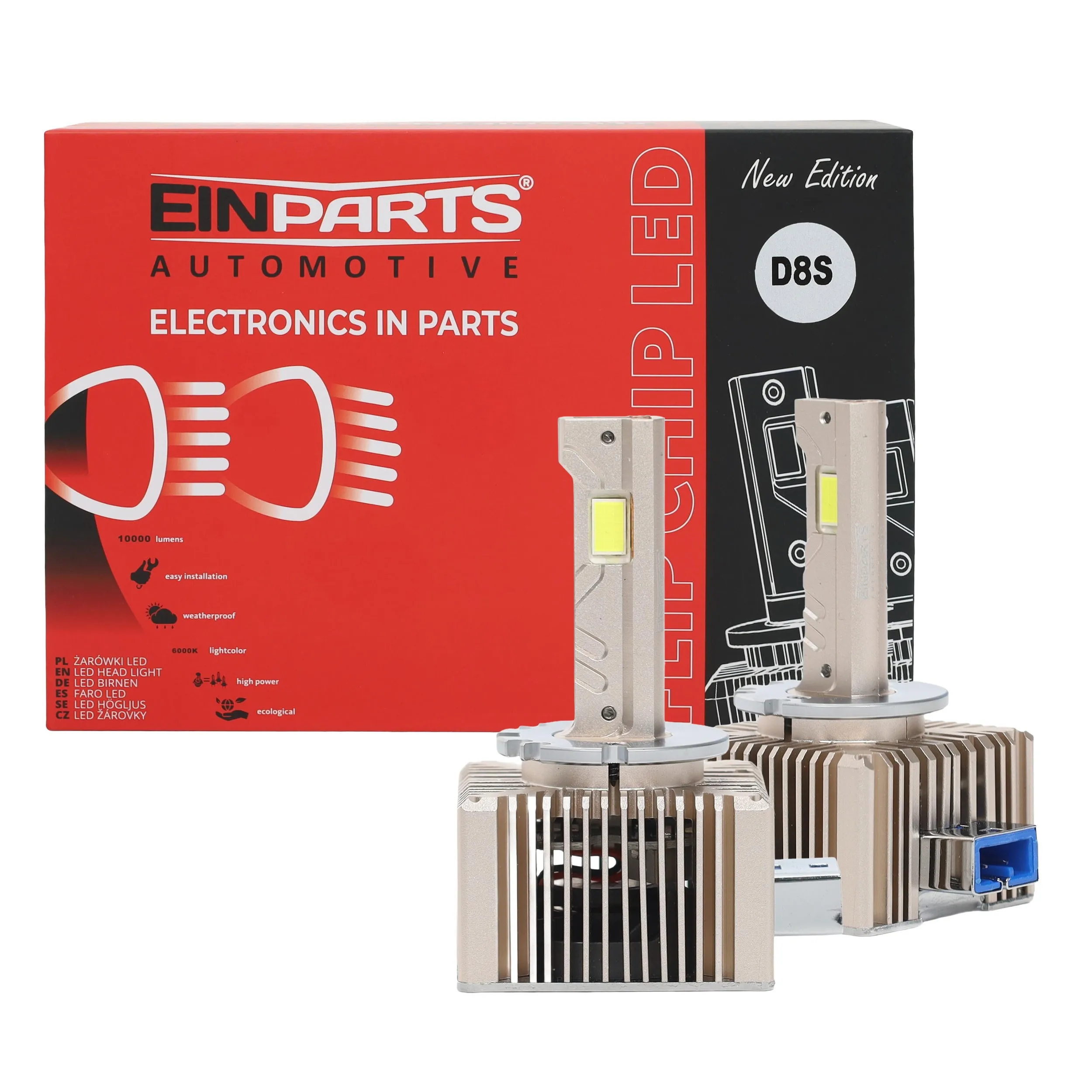 EPLH140 LED žárovky D8S FLIP CHIP 6000K