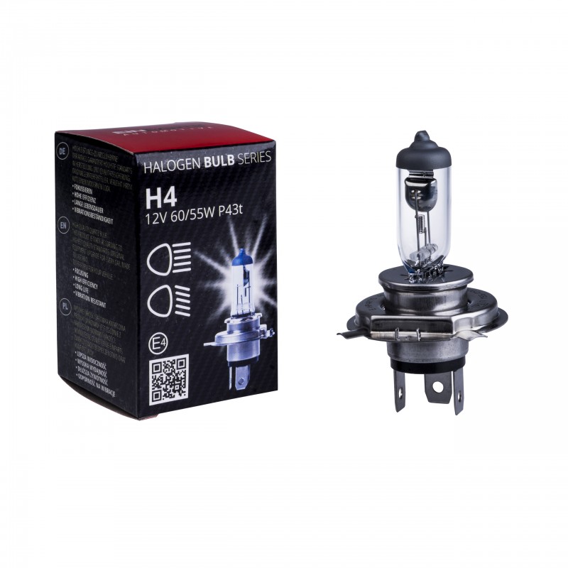 H4 Halogenová žárovka 55/60W (žlutá) E4