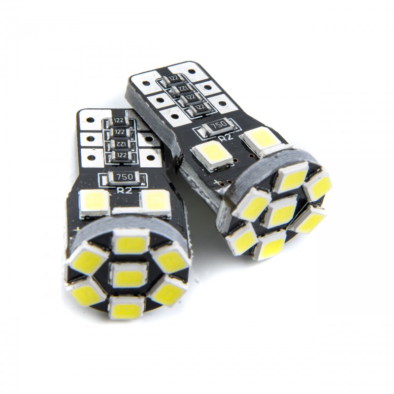 W5W LED žárovky (13 x SMD 2835) 6000K CANBUS