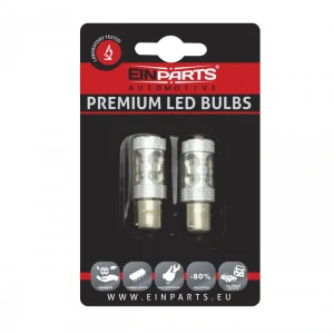 EPL188 LED žárovky P21W 50W (10 x CREE XT-E) oranžová