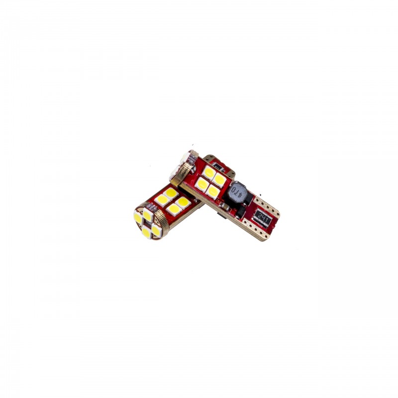 W5W LED žárovky (12 x SMD 3030) 6000K CANBUS