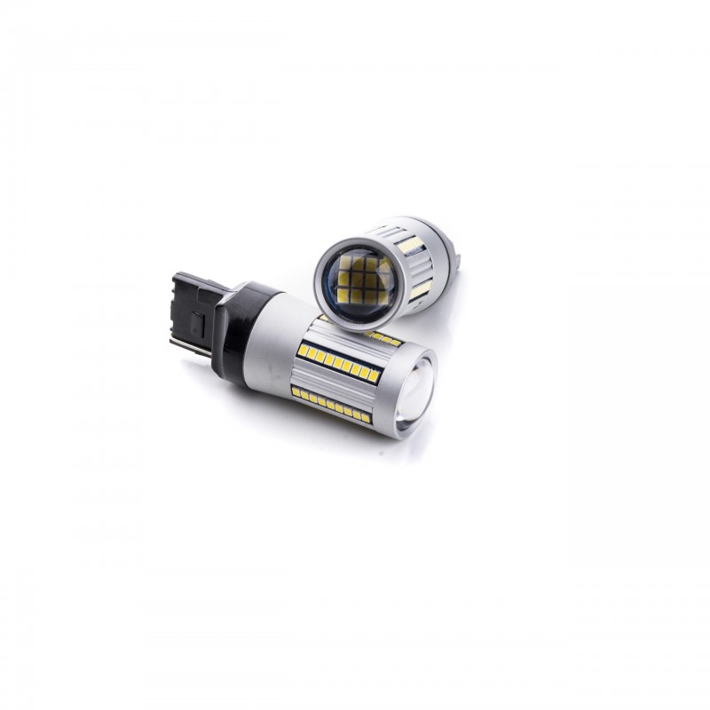 W21W LED žárovky (66 x SMD 2016) 6000K CANBUS