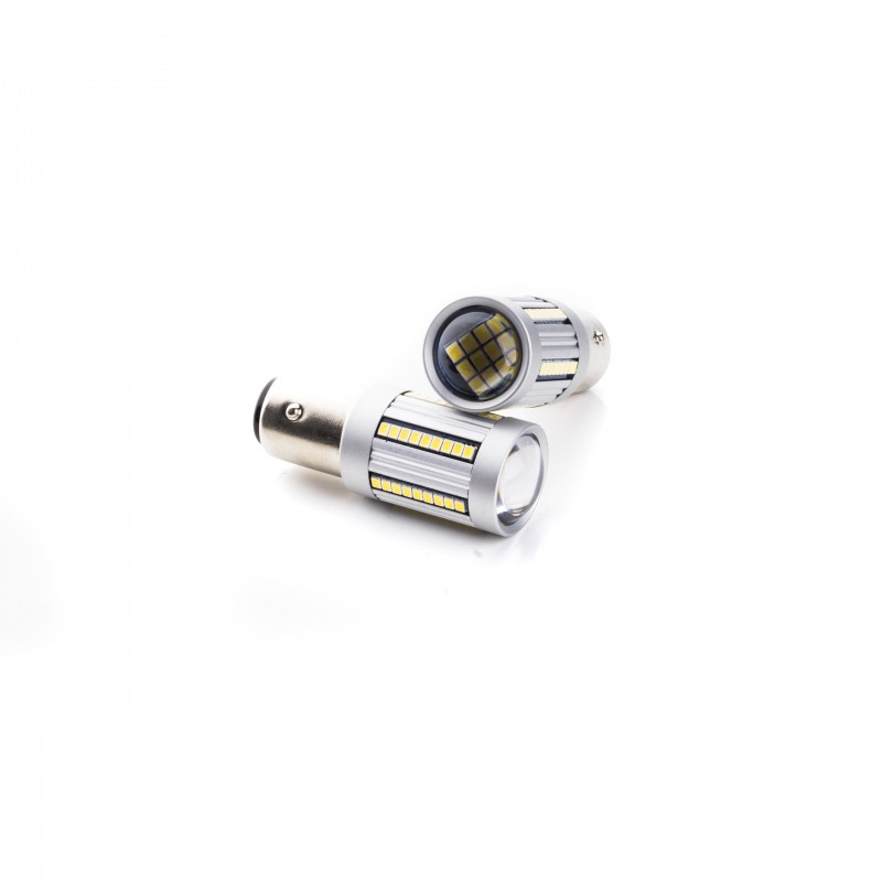 P21/5W LED žárovky (66 x SMD 2016) 6000K CANBUS