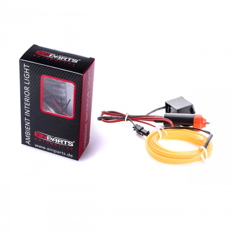 LED světlovodný pásek 1m (jantar)
