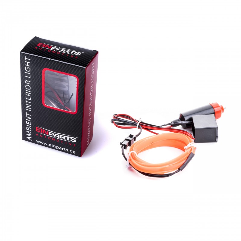 LED světlovodný pásek 1m (oranžový)