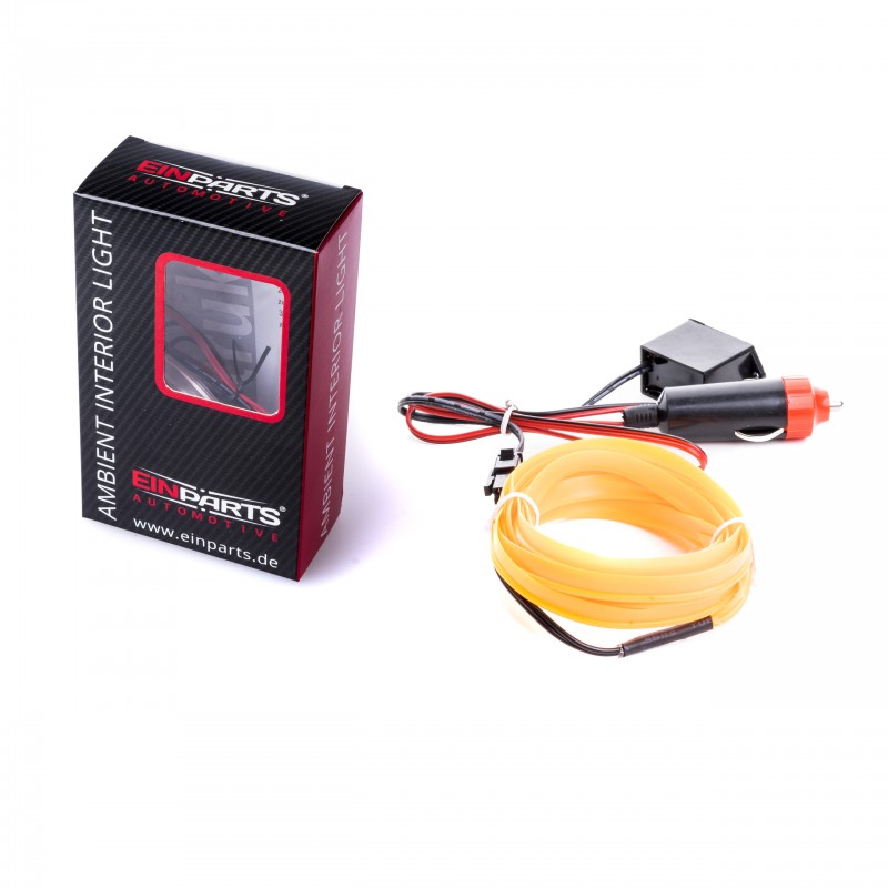 LED světlovodný pásek 2m (jantar)
