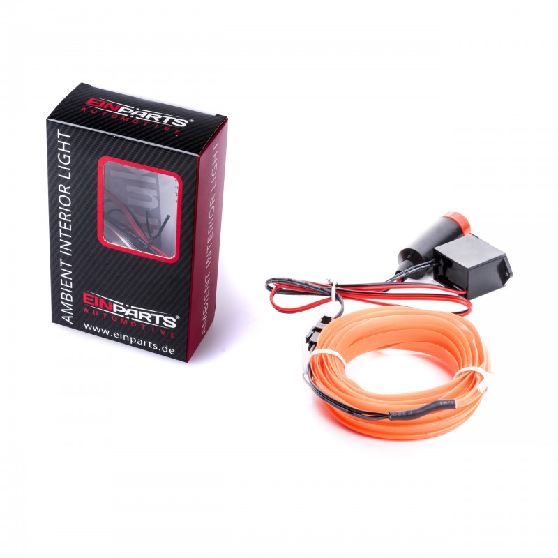LED světlovodný pásek 2m (oranžový)