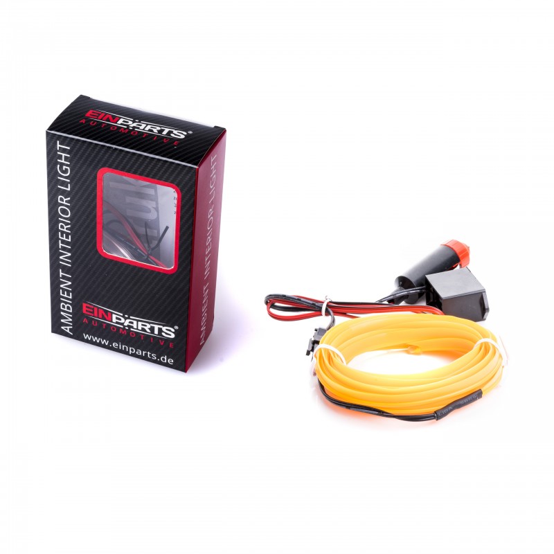 LED světlovodný pásek 3m (jantar)