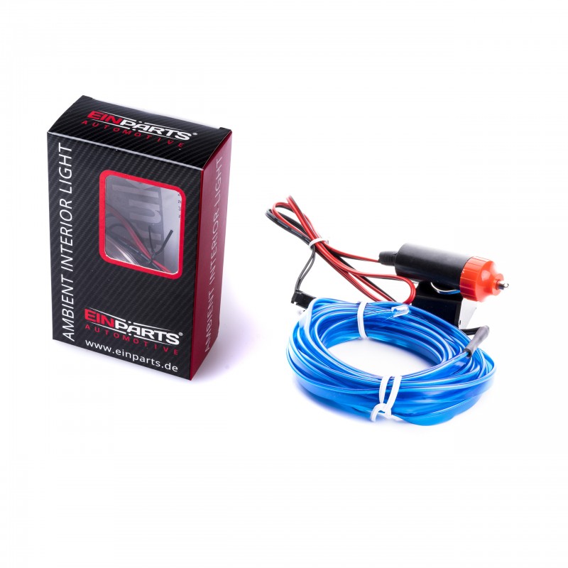 LED světlovodný pásek 3m (modrý)