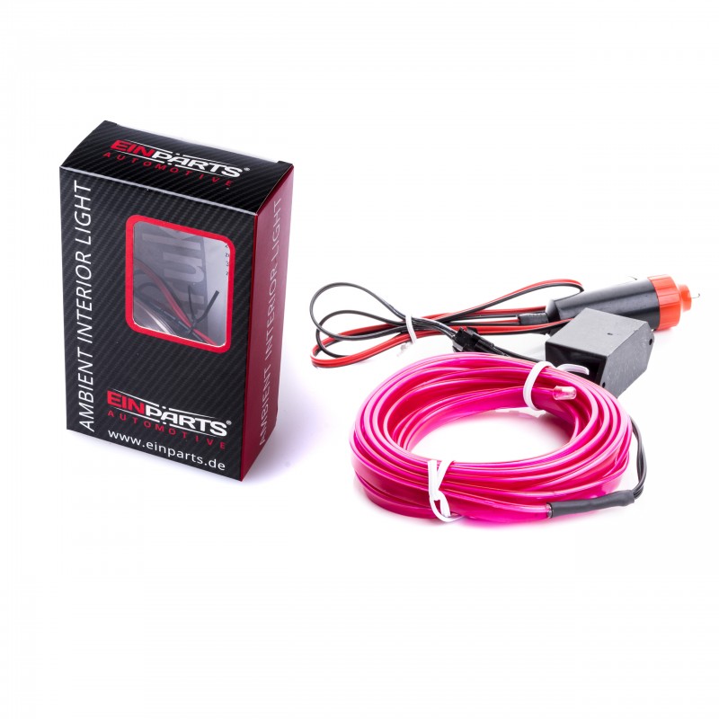 LED světlovodný pásek 3m (fialový)
