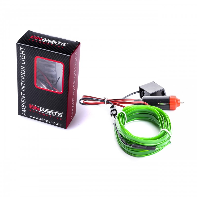 LED světlovodný pásek 3m (zelený)