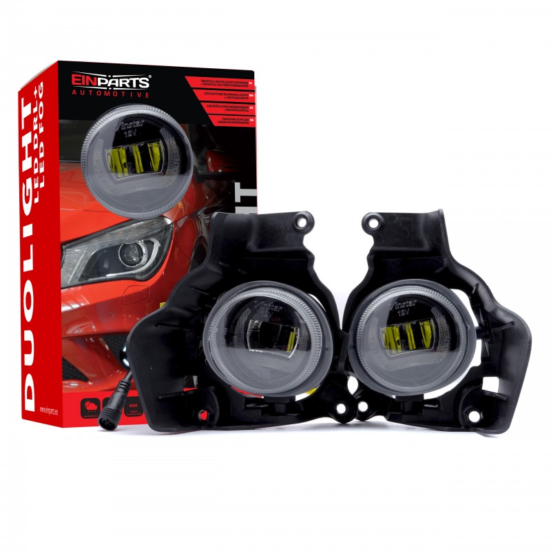 LED Světla Pro Denní Svícení s Mlhovkami MAZDA 2 (2010-2015) "B"