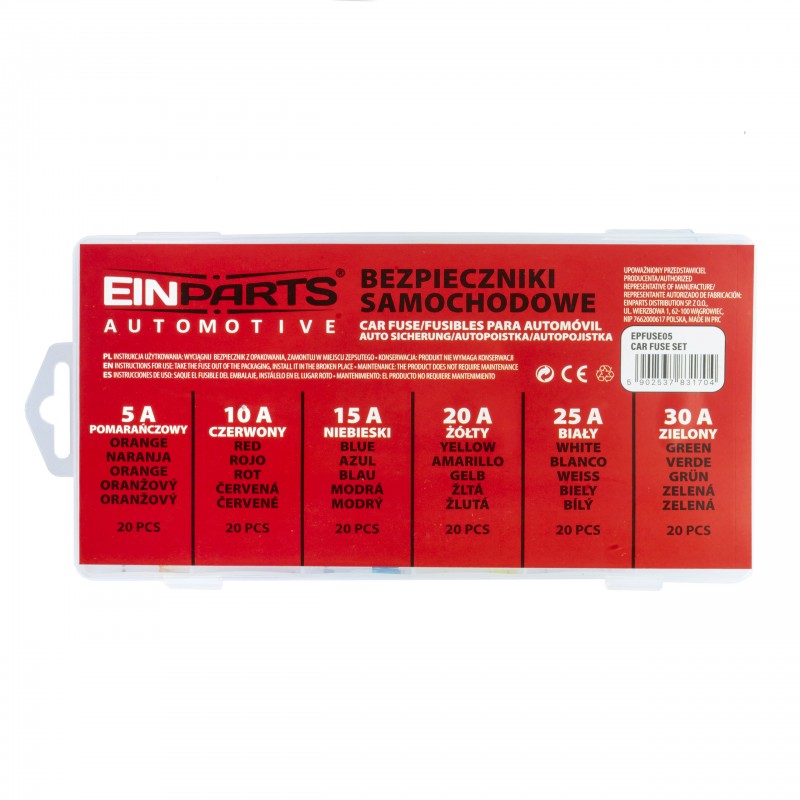 Sada pojistek (MINI) 120 ks