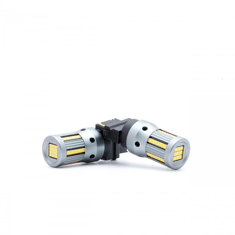 EPL280 LED žárovky P27W (66 x SMD 2016) oranžová CANBUS