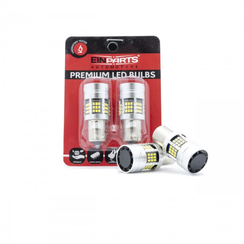 P21W LED žárovky (54 x SMD 2016) 6000K CANBUS