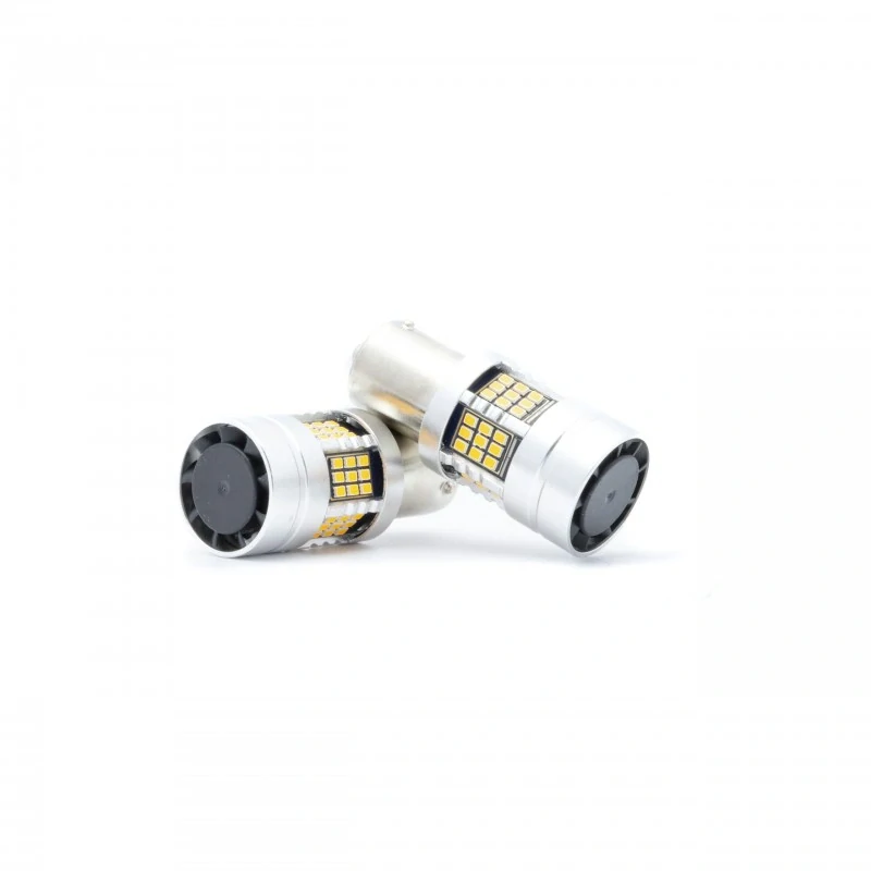 EPL288 LED žárovky P21W (54 x SMD 2016) oranžová CANBUS
