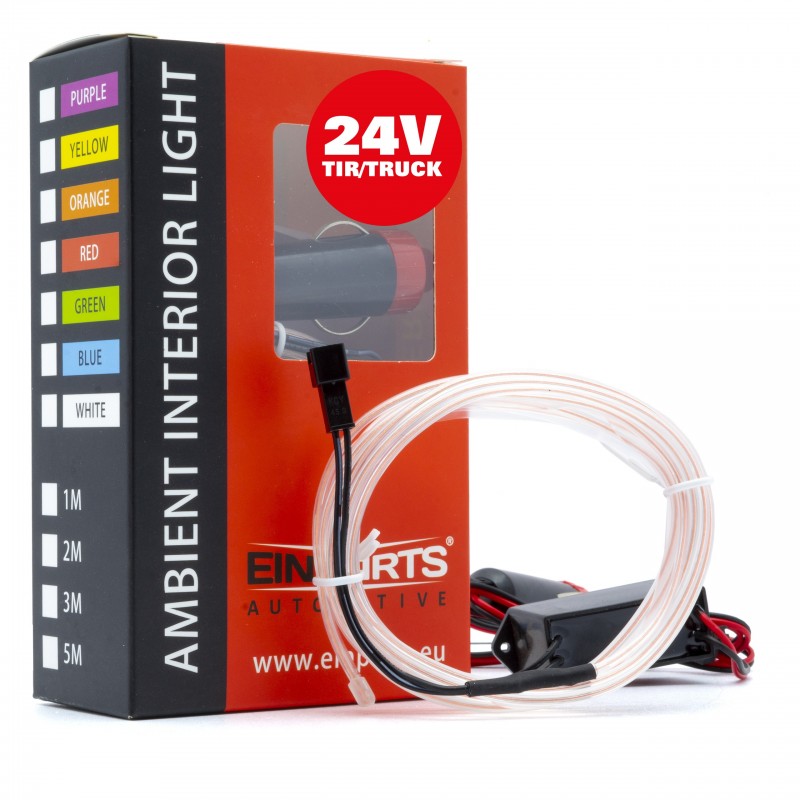 LED světlovodný pásek 2m (bílý) 24V