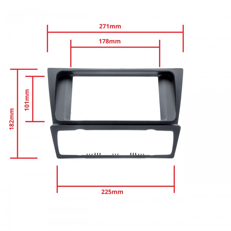 Rámeček autorádia (2DIN) BMW 3 E90/E91/E92 (2004-2012)