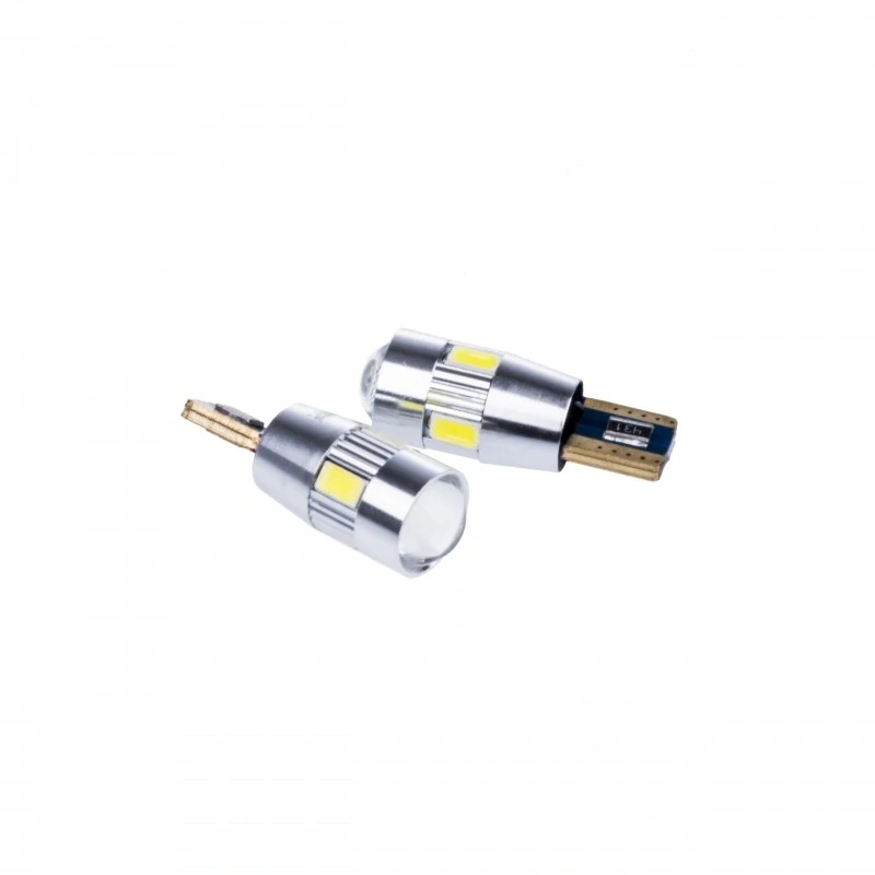 EPL07 LED žárovky W5W 1W (6 x SMD 5630) 6000K CANBUS