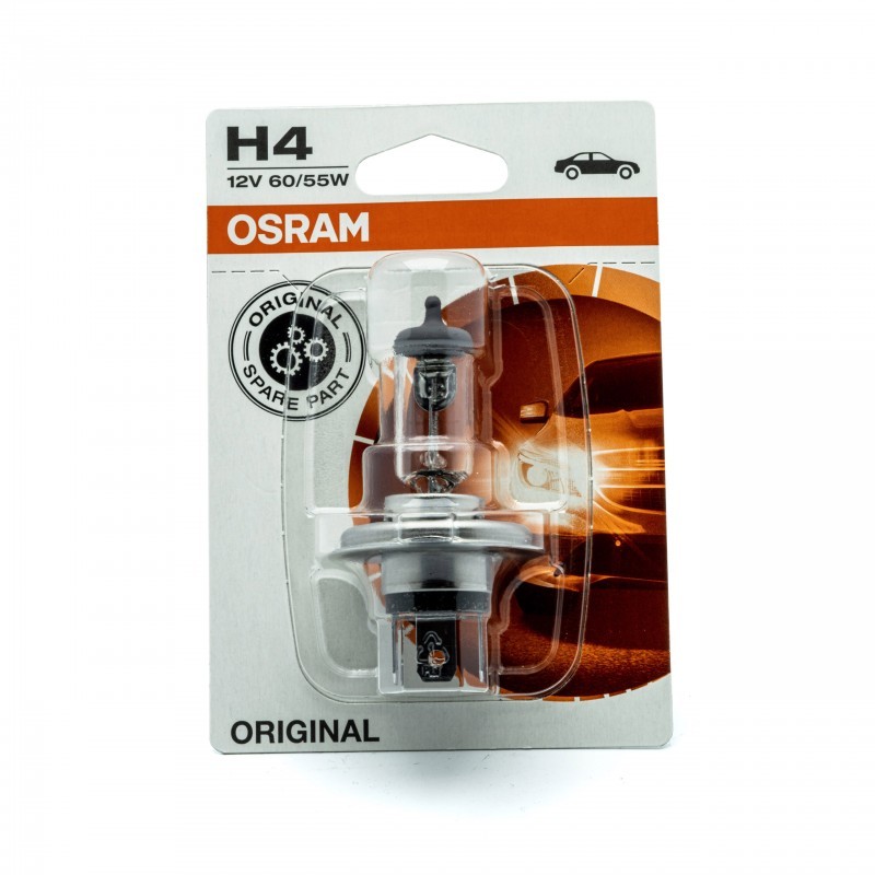 H4 Halogenová žárovka 55/60W (OSRAM) 3000K