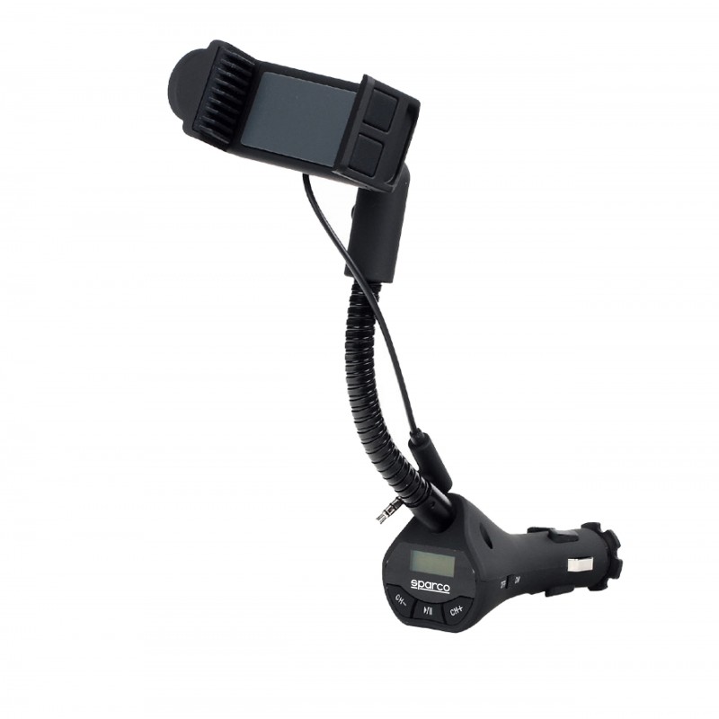Držák na smartphone do auta s FM + handsfree