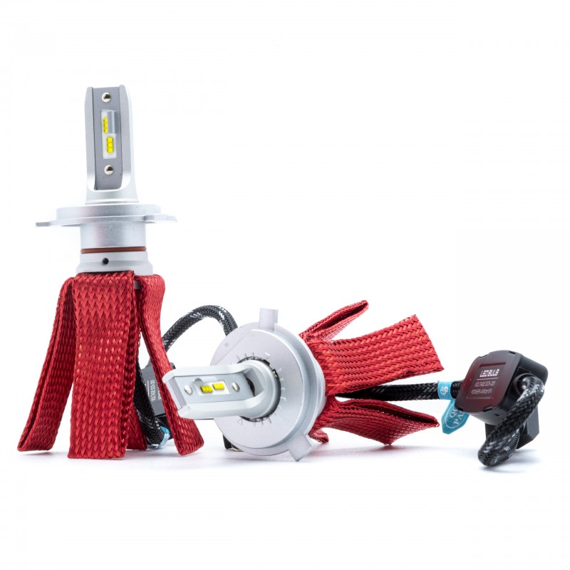 H4 LED žárovky OCTOPUS PREMIUM (6 x LED ZES) 6000K CANBUS