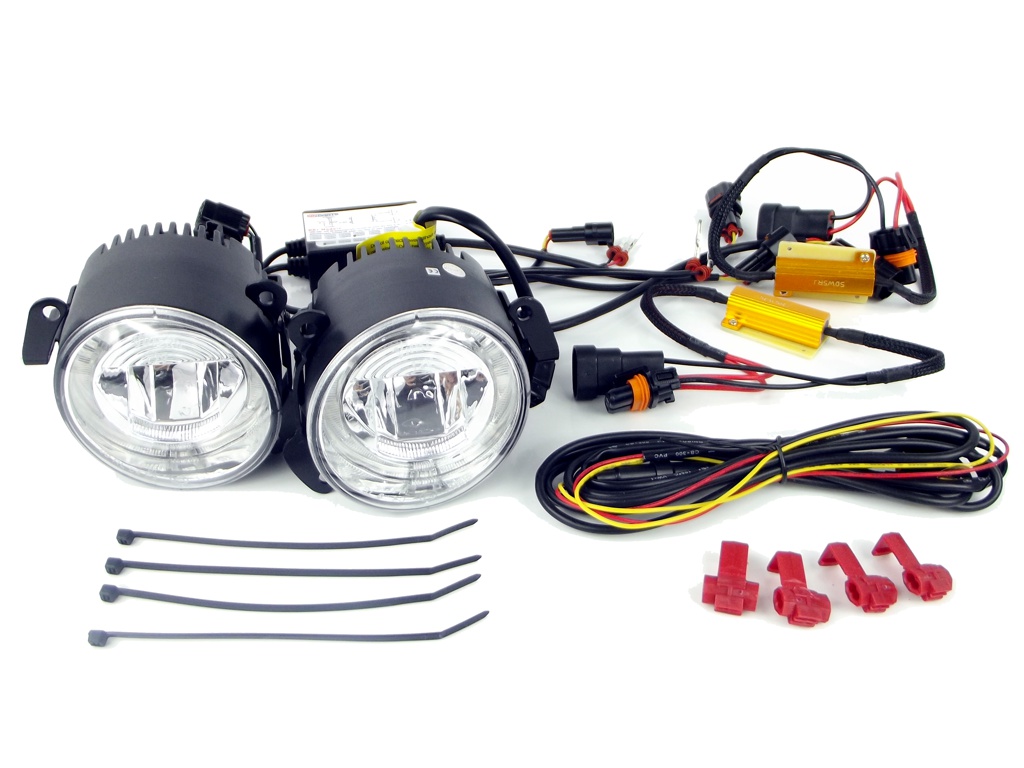 LED Světla Pro Denní Svícení s Mlhovkami ŠKODA Fabia I FL (2004-2007)