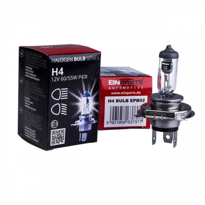 H4 Halogenová žárovka 55/60W (žlutá) E4