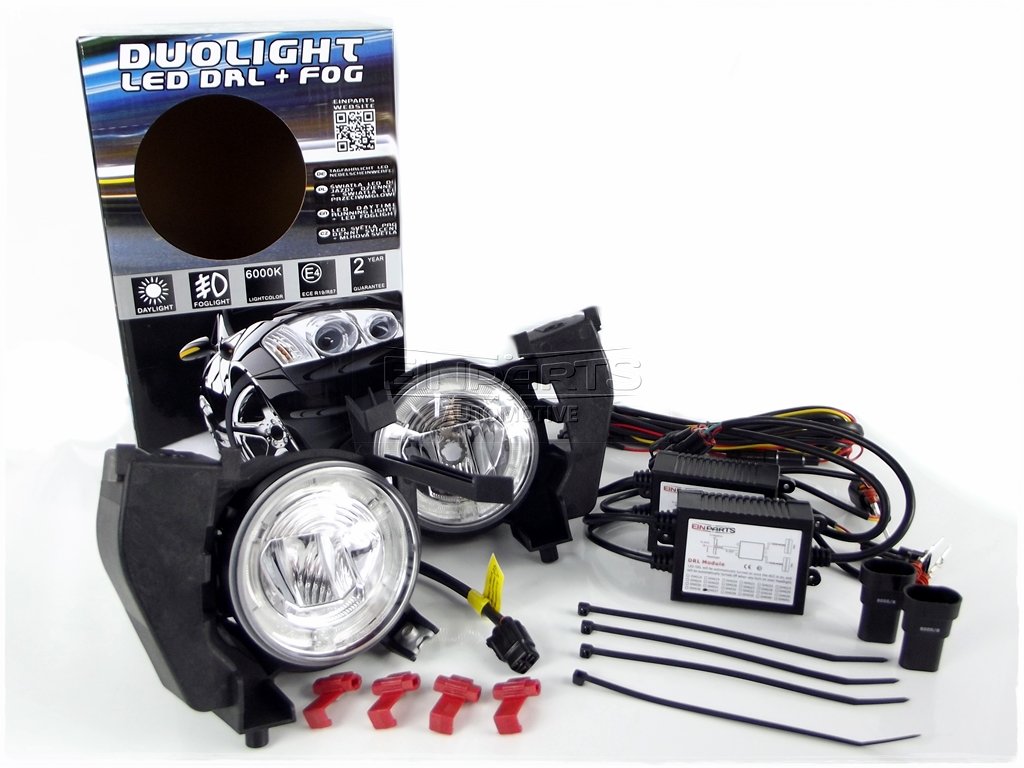 LED Světla Pro Denní Svícení s Mlhovkami SUBARU Forester II FL (2006-2008)