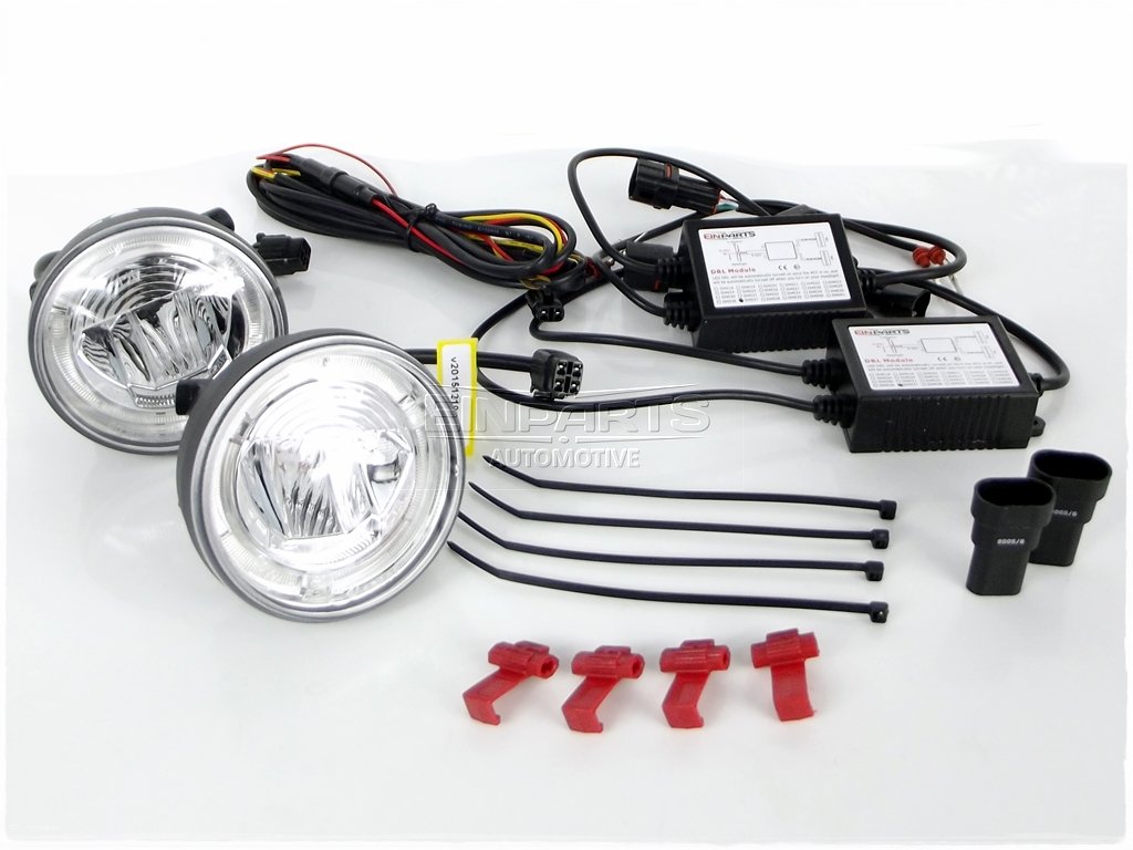 LED Světla Pro Denní Svícení s Mlhovkami TOYOTA Platz/Echo (1999-2005)