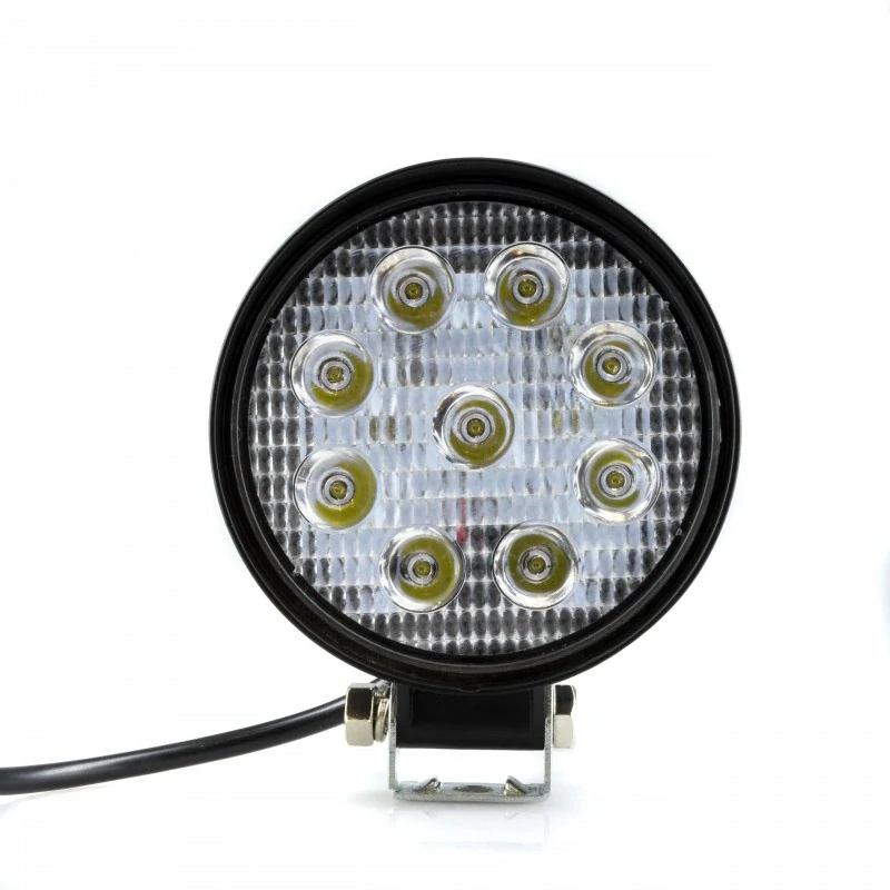 LED Pracovní světlo 9W (9 x 1W EPISTAR) 60° (kulaté)