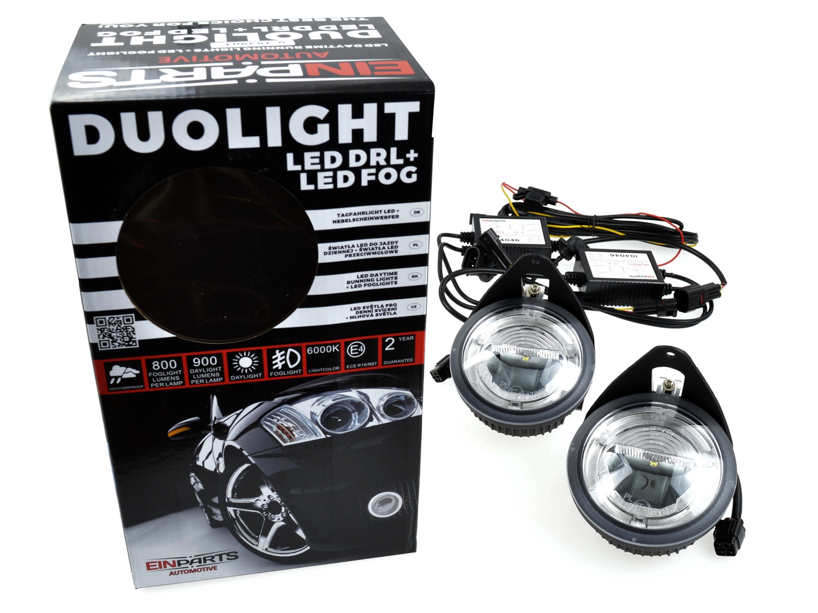 LED Světla Pro Denní Svícení s Mlhovkami DODGE Stratus sedan (2000-2006)
