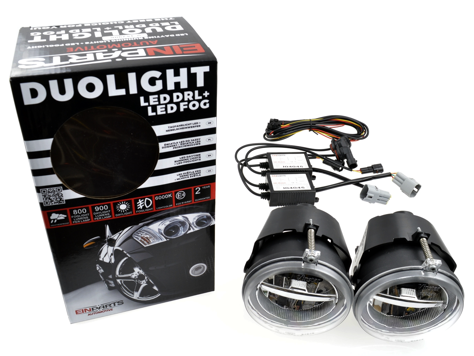 LED Světla Pro Denní Svícení s Mlhovkami CHRYSLER Aspen (2006-2008)