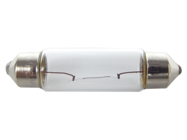C10W Halogenové žárovky 5W (žlutá) 42mm E4